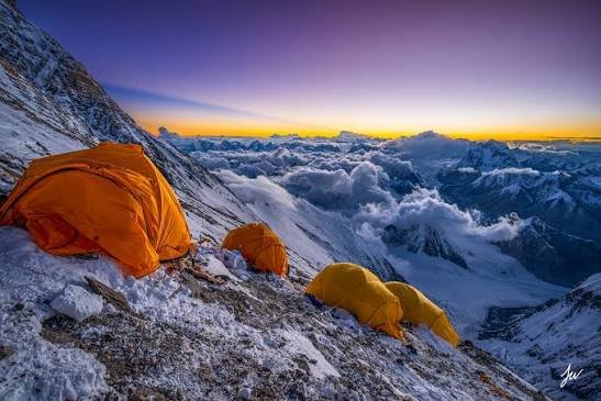 The main expedition on Everest
